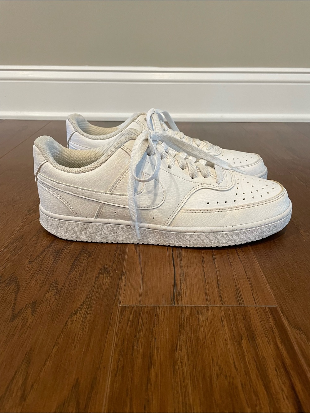 Nike White Court Vision Sneakers